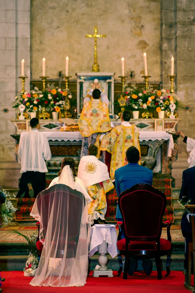 L’assemblée réunie pour la cérémonie à l’église Saint-Sauveur d’Aniane